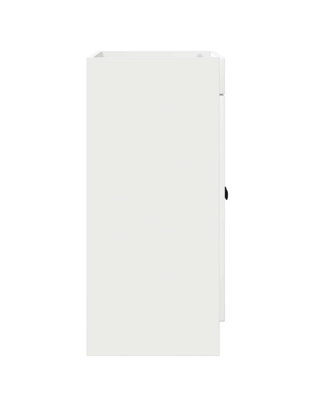 Mobiletto da bagno sotto il lavello Bianco Lucido