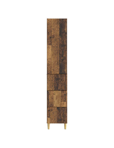 Set di armadi 2 pcs Legno antico 33 x 34,5 x 90 cm