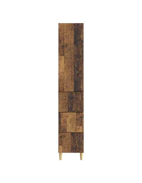 Set di armadi 2 pcs Legno antico 33 x 34,5 x 90 cm