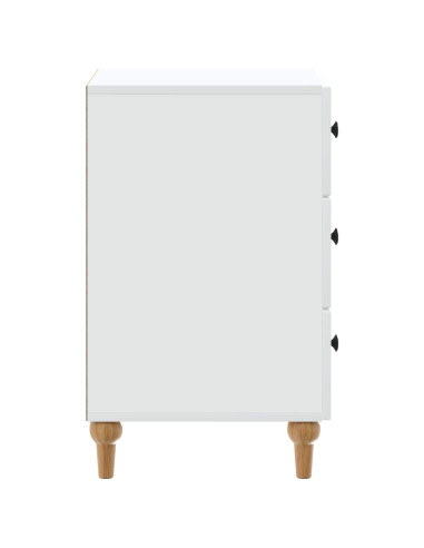 Armadio da Notte Bianco 43x 41 x 66,5 cm Legno ingegnerizzato