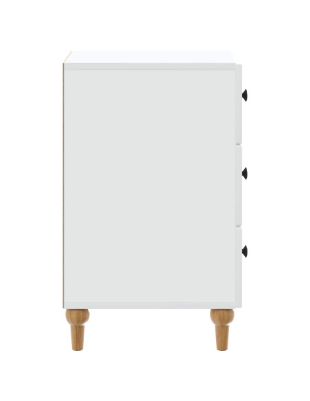 Armadio da Notte Bianco 43x 41 x 66,5 cm Legno ingegnerizzato