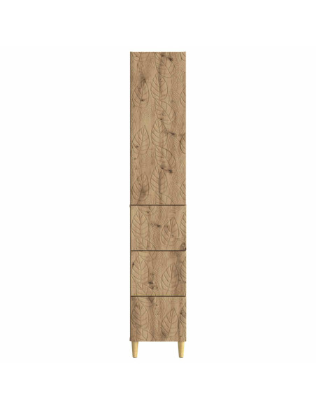 Set di armadi 2 pcs Rovere Artigianale 33 x 34,5 x 90 cm