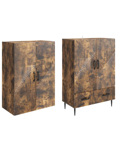 Set di armadi 2 pcs 66 x 34,5 x 95 cm Legno ingegnerizzato