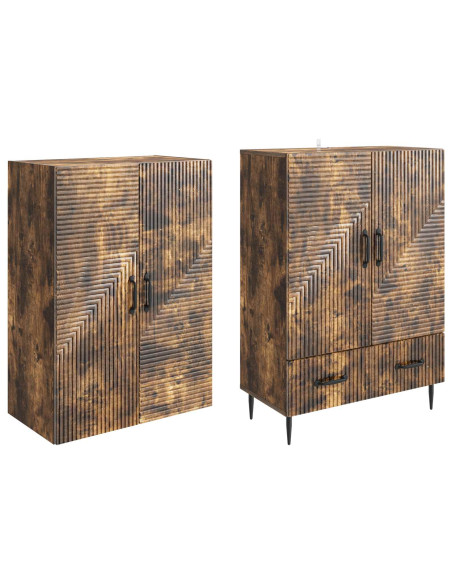 Set di armadi 2 pcs 66 x 34,5 x 95 cm Legno ingegnerizzato