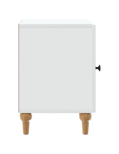 Armadio da Notte Bianco 43 x 34,5 x 50 cm Legno ingegnerizzato