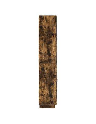 Set di armadi 2 pcs Rovere Fumo Legno ingegnerizzato