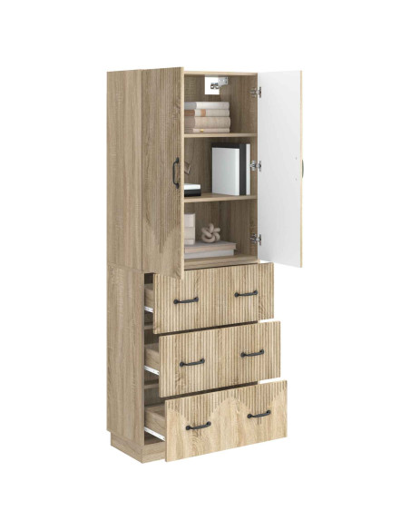 Set di armadi 2 pcs Rovere Sonoma 66 x 34,5 x 87 cm