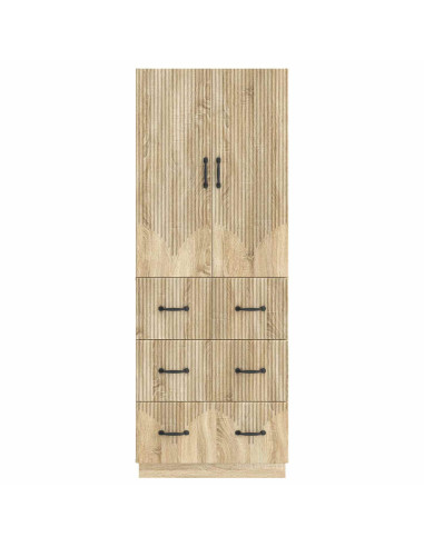 Set di armadi 2 pcs Rovere Sonoma 66 x 34,5 x 87 cm