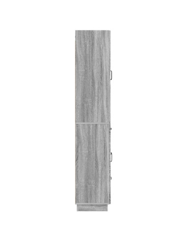 Set di armadi 2 pcs Sonoma grigio Legno ingegnerizzato