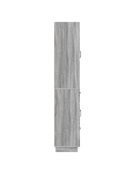Set di armadi 2 pcs Sonoma grigio Legno ingegnerizzato