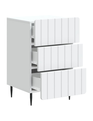 Armadio da Notte Bianco 43x 41 x 68 cm Legno ingegnerizzato