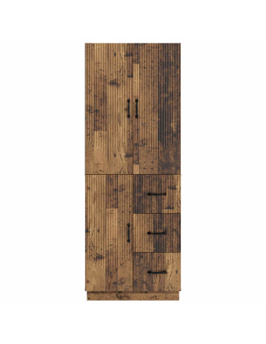 Set di armadi 2 pcs Legno antico Legno ingegnerizzato