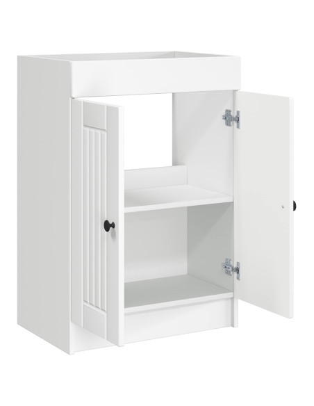 Mobiletto da bagno sotto il lavello Bianco 78,5 x 37,5 x 81 cm
