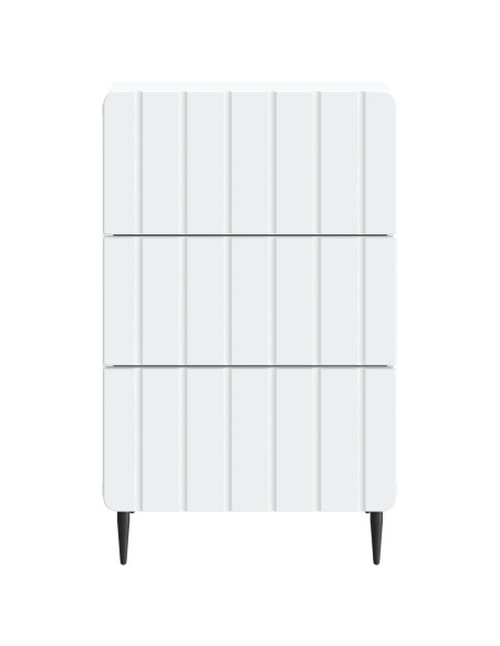 Armadio da Notte Bianco 43x 41 x 68 cm Legno ingegnerizzato