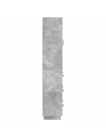 Set di armadi 2 pcs Grigio Cemento 66 x 34,5 x 87 cm