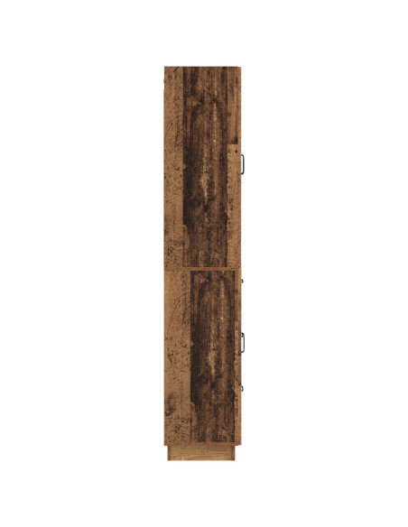 Set di armadi 2 pcs Legno antico Legno ingegnerizzato