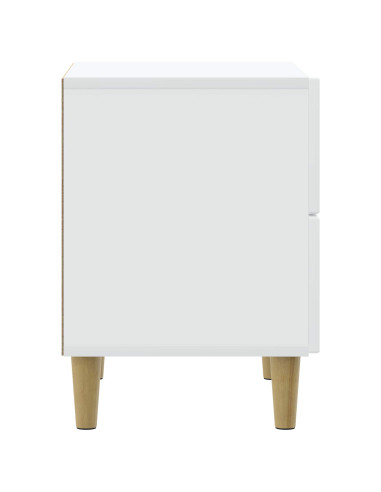 Armadio da Notte Bianco 43 x 34,5 x 48 cm Legno ingegnerizzato