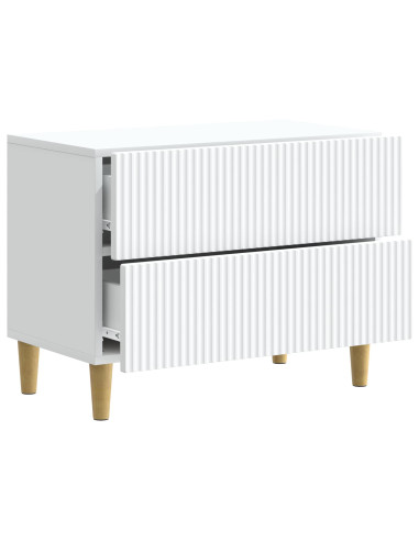 Armadio da Notte Bianco 62 x 34,5 x 48 cm Legno ingegnerizzato