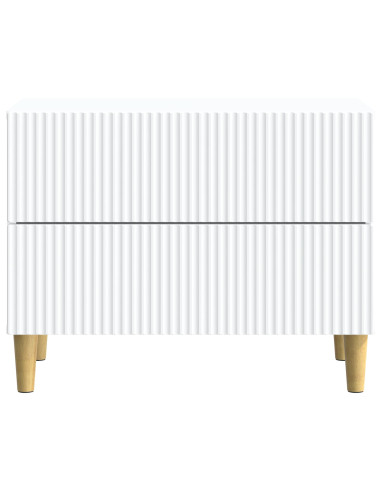 Armadio da Notte Bianco 62 x 34,5 x 48 cm Legno ingegnerizzato