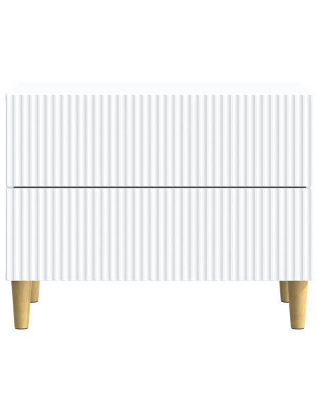 Armadio da Notte Bianco 62 x 34,5 x 48 cm Legno ingegnerizzato