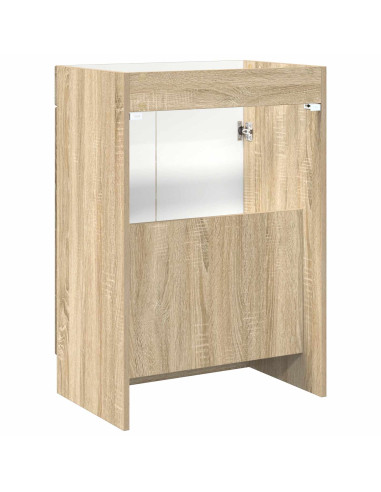 Mobiletto da bagno sotto il lavello Rovere Sonoma