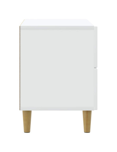 Armadio da Notte Bianco 62 x 34,5 x 48 cm Legno ingegnerizzato
