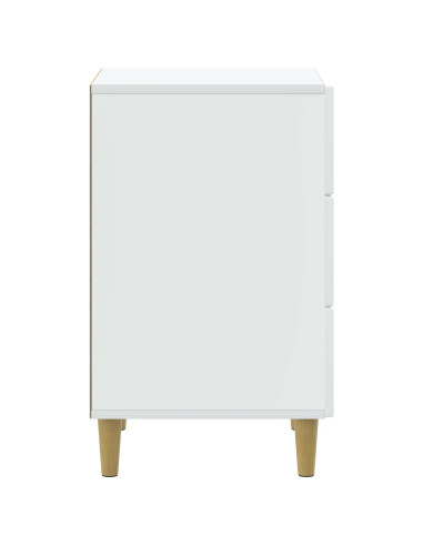 Armadio da Notte Bianco 43 x 41 x 66,5 cm Legno ingegnerizzato