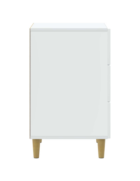 Armadio da Notte Bianco 43 x 41 x 66,5 cm Legno ingegnerizzato
