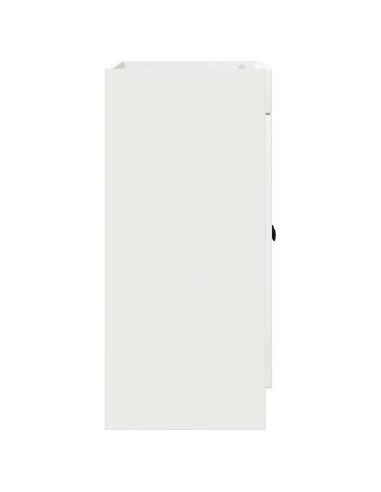 Mobiletto da bagno sotto il lavello Bianco Lucido