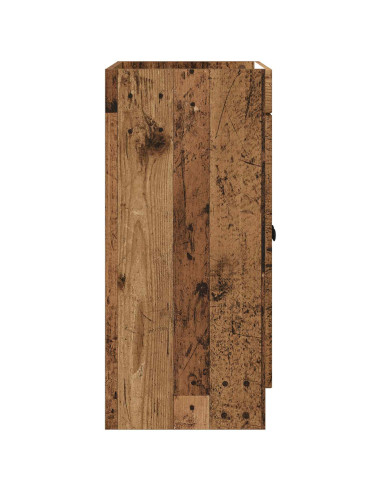 Mobiletto da bagno sotto il lavello Legno antico