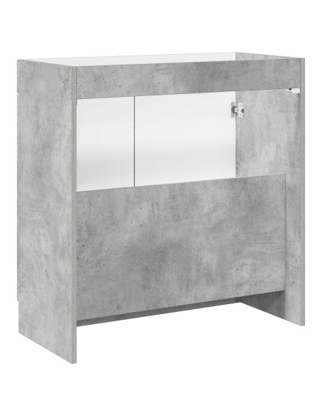 Mobiletto da bagno sotto il lavello Grigio Cemento