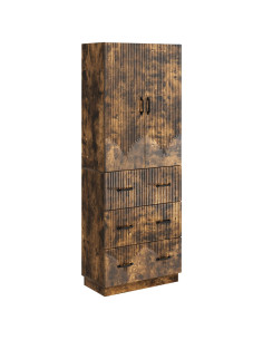 Set di armadi 2 pcs Rovere Fumo 66 x 34,5 x 87 cm