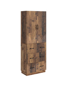 Set di armadi 2 pcs Legno antico 66 x 34,5 x 87 cm