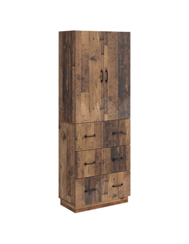 Set di armadi 2 pcs Legno antico 66 x 34,5 x 87 cm