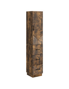 Set di armadi 2 pcs Rovere Fumo 33 x 34,5 x 87 cm