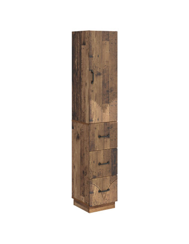 Set di armadi 2 pcs Legno antico 33 x 34,5 x 87 cm