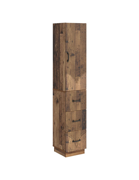 Set di armadi 2 pcs Legno antico 33 x 34,5 x 87 cm