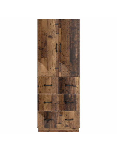 Set di armadi 2 pcs Legno antico 66 x 34,5 x 87 cm