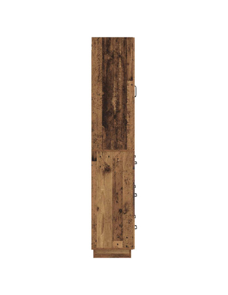 Set di armadi 2 pcs Legno antico 66 x 34,5 x 87 cm