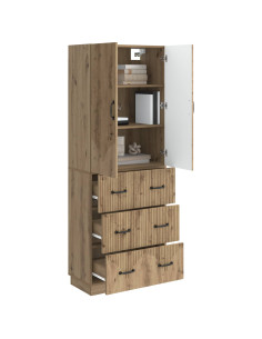 Set di armadi 2 pcs Rovere Artigianale 66 x 34,5 x 87 cm 2