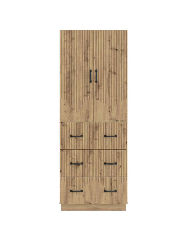 Set di armadi 2 pcs Rovere Artigianale 66 x 34,5 x 87 cm