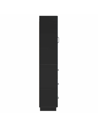 Set di armadi 2 pcs Nero 33 x 34,5 x 87 cm Legno ingegnerizzato