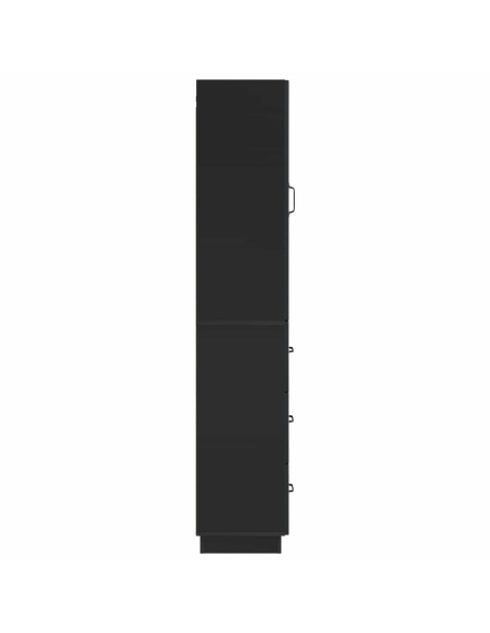 Set di armadi 2 pcs Nero 33 x 34,5 x 87 cm Legno ingegnerizzato