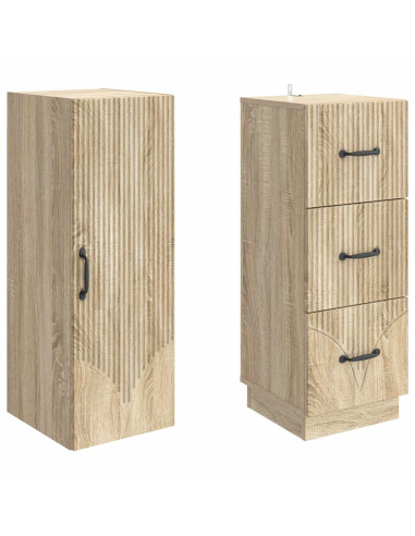 Set di armadi 2 pcs Rovere Sonoma 33 x 34,5 x 87 cm