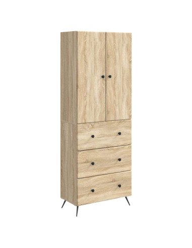 Set di armadi 2 pcs Rovere Sonoma 66 x 34,5 x 90 cm