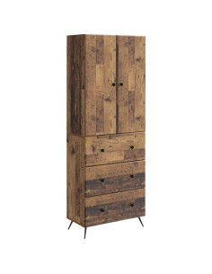 Set di armadi 2 pcs Legno antico 66 x 34,5 x 90 cm
