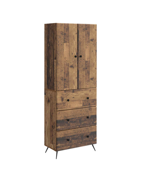 Set di armadi 2 pcs Legno antico 66 x 34,5 x 90 cm