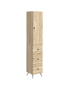 Set di armadi 2 pcs Rovere Sonoma 34,5 x 34,5 x 90 cm