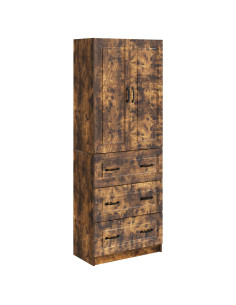 Set di armadi 2 pcs Rovere Fumo 66 x 34,5 x 87 cm