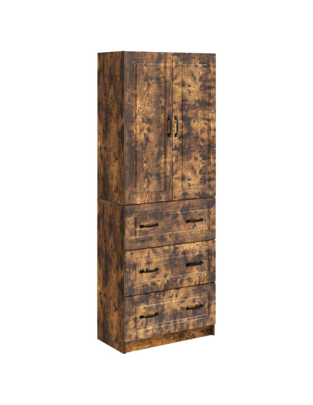Set di armadi 2 pcs Rovere Fumo 66 x 34,5 x 87 cm